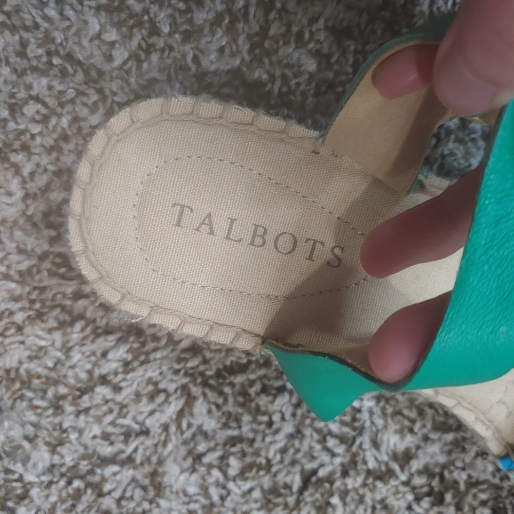 Talbots Izzy Ikat Medallion Espadrilles Women's Size 6